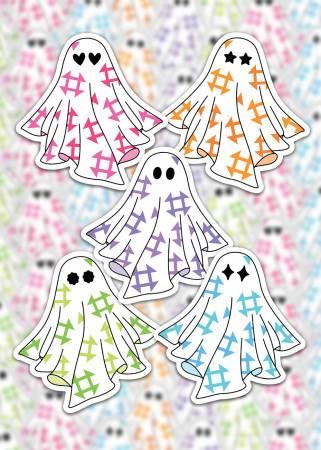 Quilt Ghost Stickers # SASSSTICK-GHO