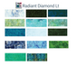 Radiant Diamond Block of the Month - Light - Fat Quarter Insurance Bundle - 14 Pack - Pre-Order