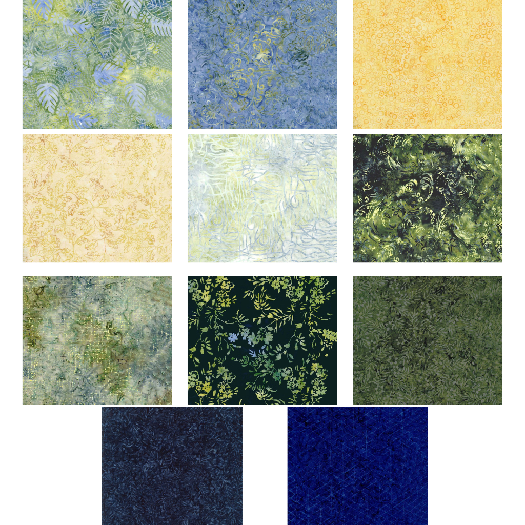 Radiant Meadow Block of the Month Fat Eighths Insurance Bundle - 11 pack