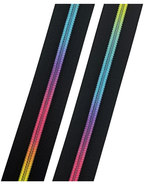 Rainbow Theory - #5 Rainbow Nylon Coil Zipper Tape