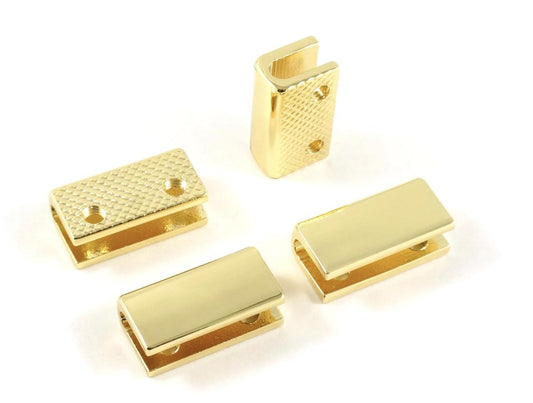 Rectangular Strap End Cap 3/4" - Gold - EBCAP-6GO