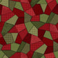 Red/Green Patchwork Quilt Flannel # F11310M-RG