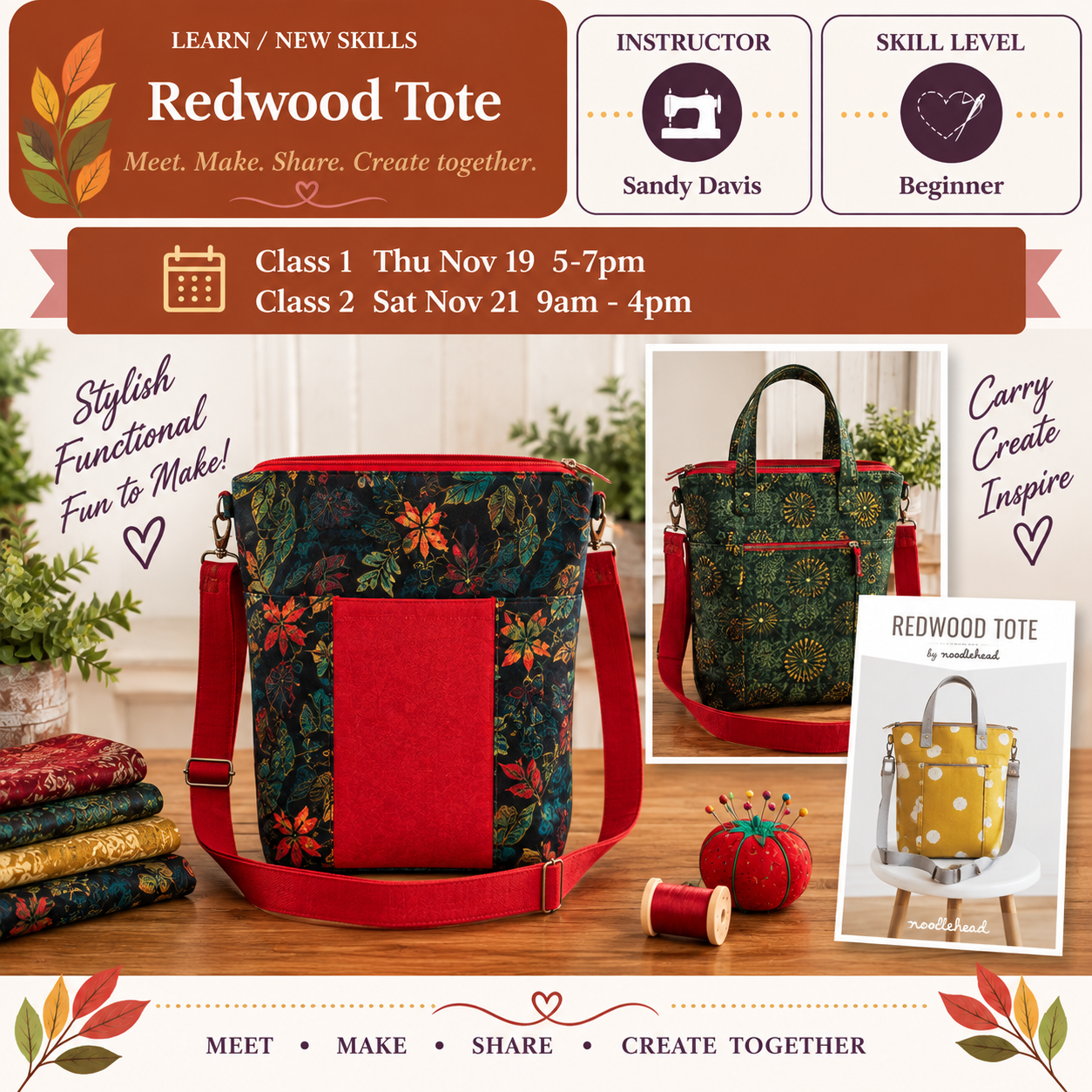 Redwood Tote - Starts Thu Nov 19 @9am