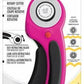 Rotary Cutter - Ergonomic - 45mm - Magenta - RTY-2DX-MAG