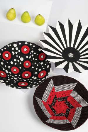 Round Fabric Art Bowls # 11506