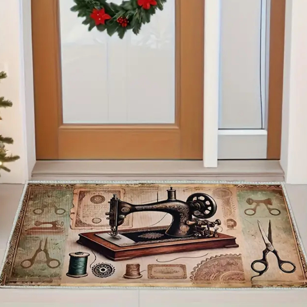 Rug Vintage Sewing Machine - 24" x 36"