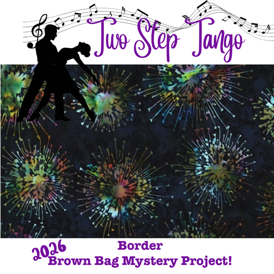 Sapphire Stars Tango Border- Brown Bag Mystery 2026