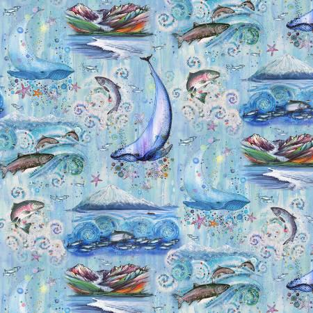 Sea Life Vignettes # WWAT5482-B