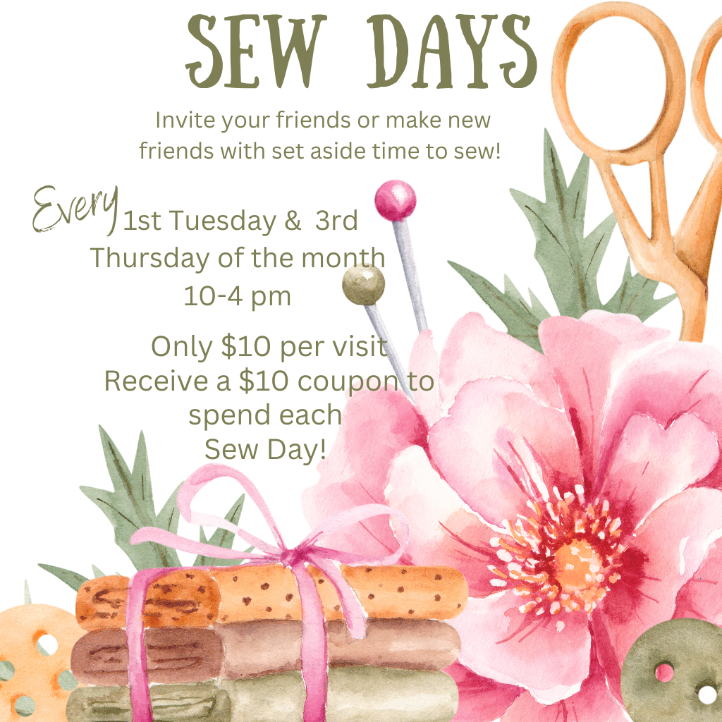 Sew Days -  Tue Dec 03 - F2024