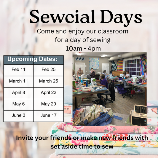 Sewcial Days - Apr 22 @9am