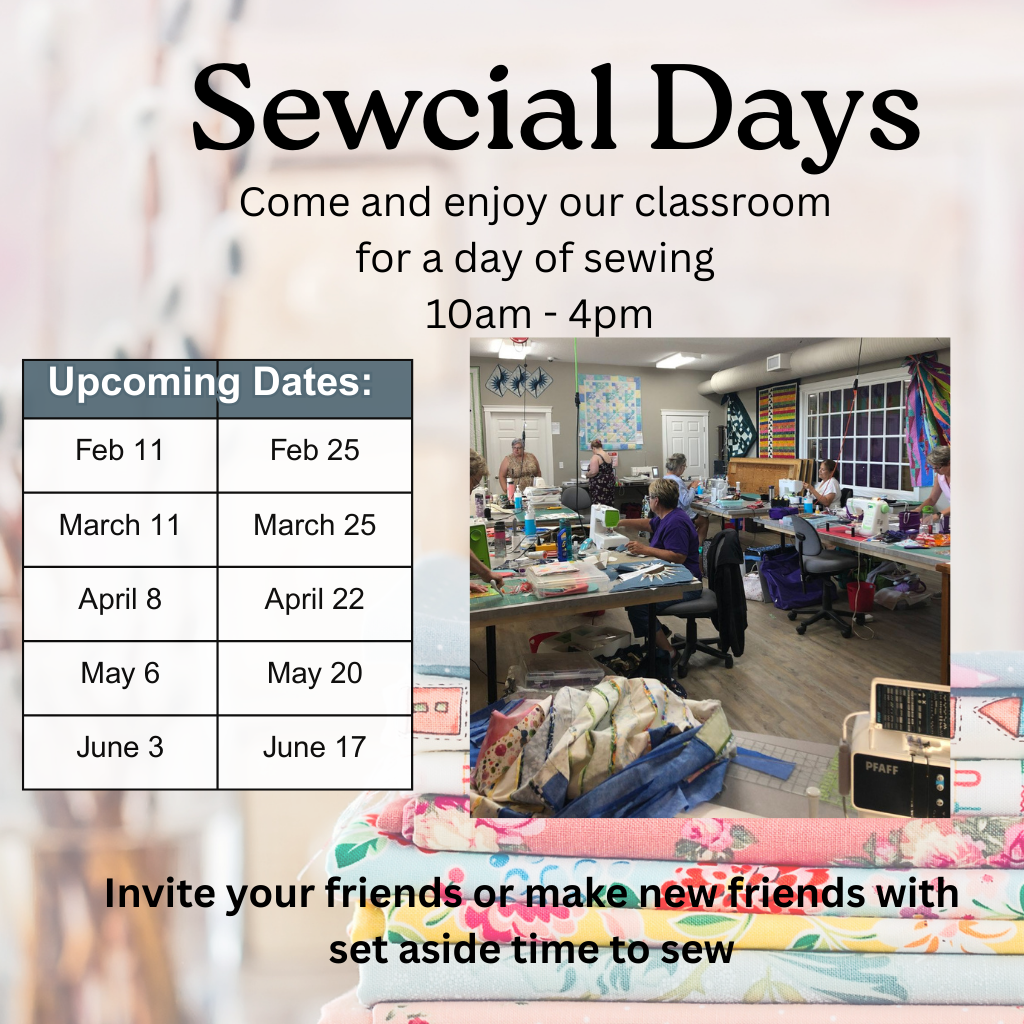 Sewcial Days - Feb 25 @9am