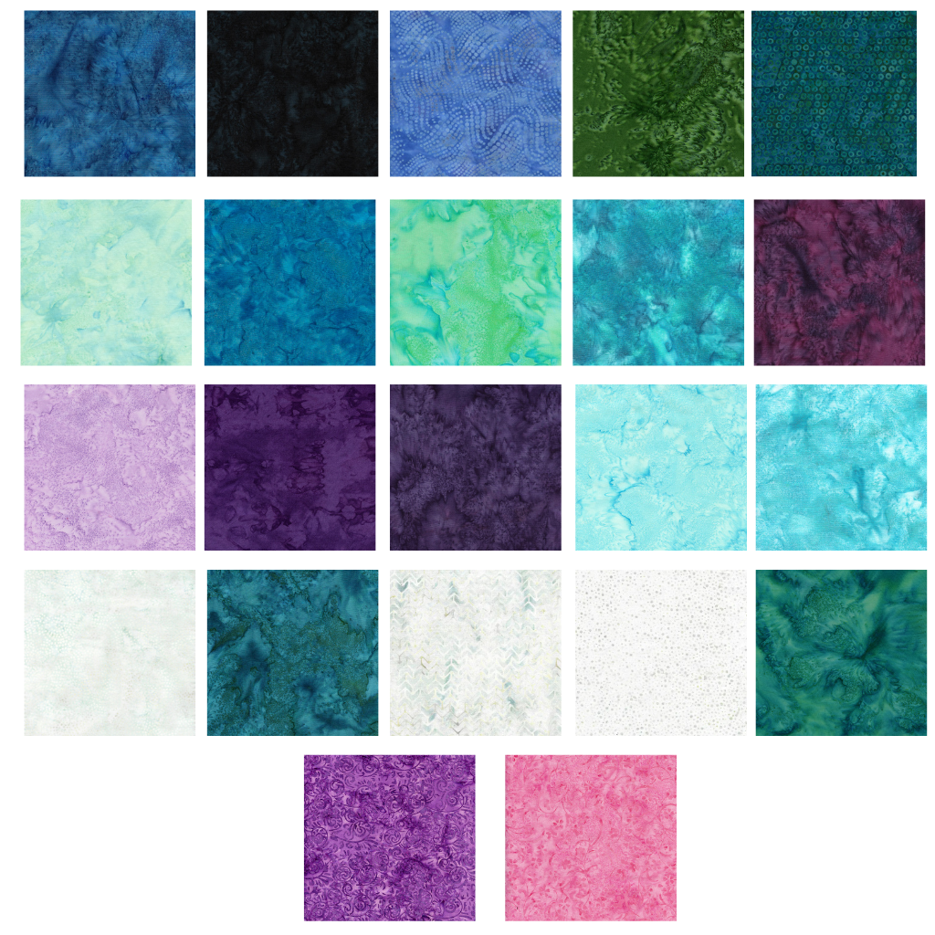 Shimmering Dawn Block of the Month - Fat Quarter Insurance Bundle - 25 pack