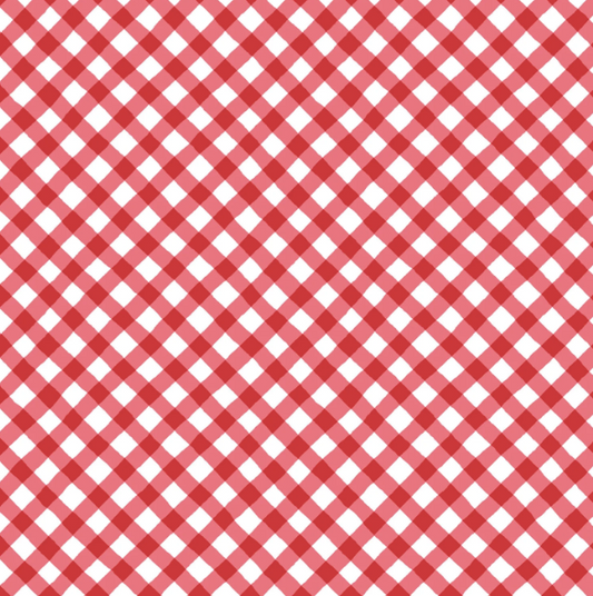 Sippin On Sunshine - Red Bias Gingham - MAS11078 R