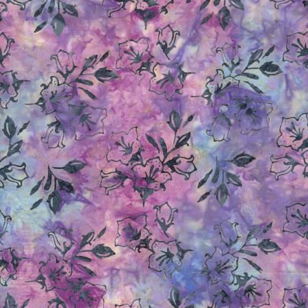 Sky Bellflowers Batik # B2994-SKY