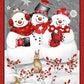Snow Crew - Multi 24 inch Snowmen Panel Flannel # F1296P-89