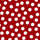 Snow Crew - Red Fuzzy Dot Flannel # F1292-8
