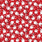 Snow Crew - Red Tossed Snowmen Flannel # F1290-88