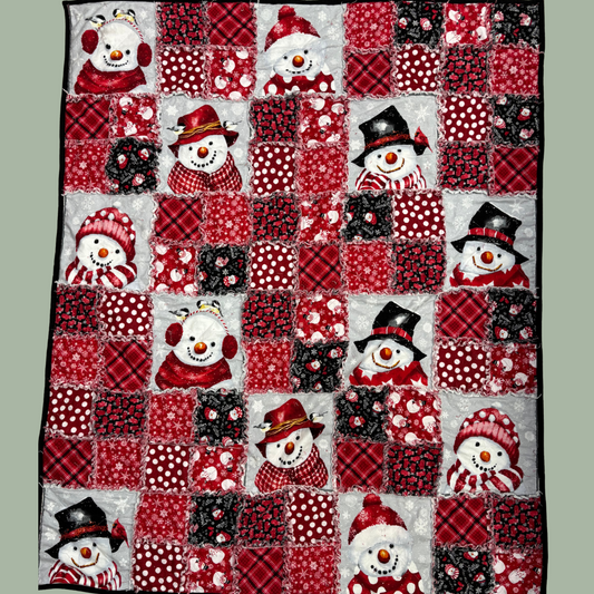 Snow Crew Rag Quilt Kit