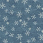 Snow Mountain Dark Denim FLANNEL Snowflakes - Y4216-89