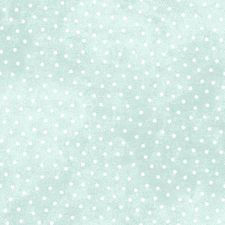 Snowtop Mountain - Aqua Dots Flannel # F18506M-Q