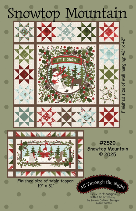 Snowtop Mountain Wall Hanging Pattern