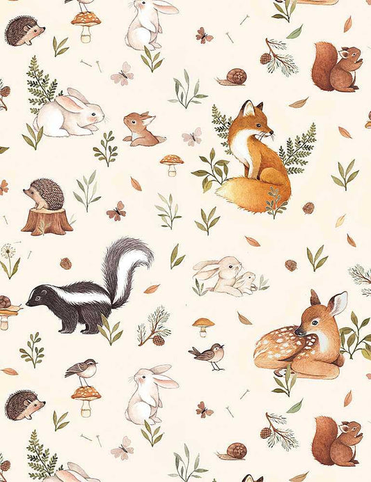 Softie Friends - 58/60" wide - 1912-Cream