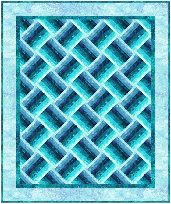 Split Rail Fence Quilt - PC-305W