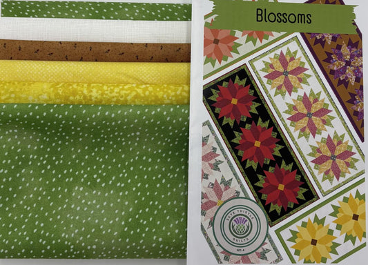 Spring Blossoms - Yellow/Green Table Runner