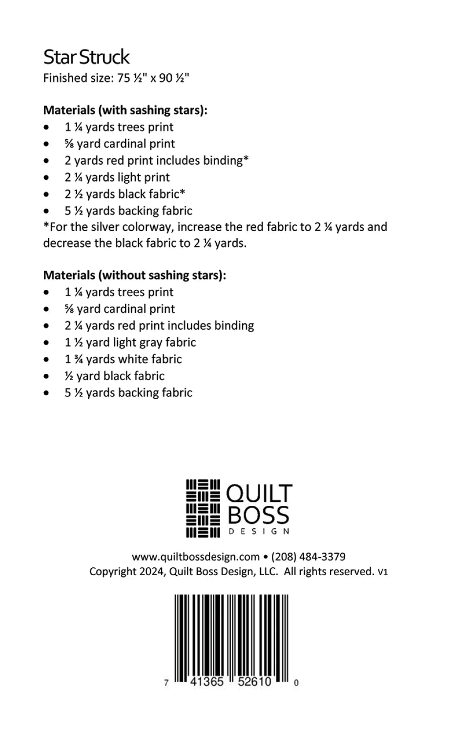 Star Struck # QBOSS-6100