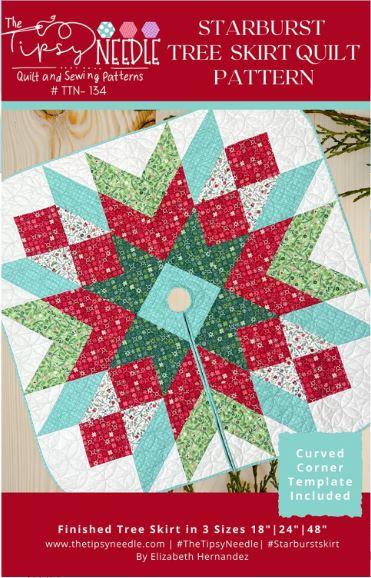 Starburst Christmas Tree Skirt # TTN-134