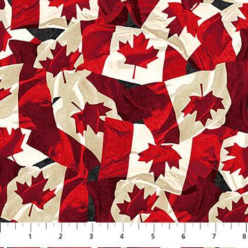 Stonehenge Oh Canada 14 - Flags - Red/Cream - 29021-24