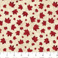 Stonehenge Oh Canada 14 - Two Tonal Leaves - Beige/Red - 29020-12