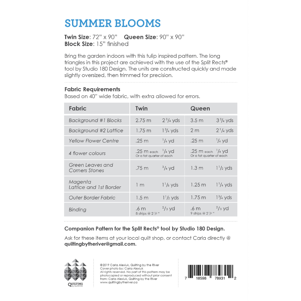 Summer Blooms - QBTR12