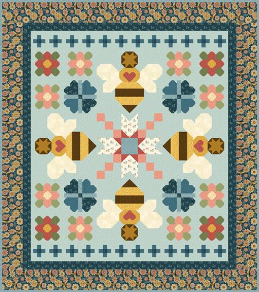 Summer Garden Block of the Month - Full Kit Deposit - Pre-Order