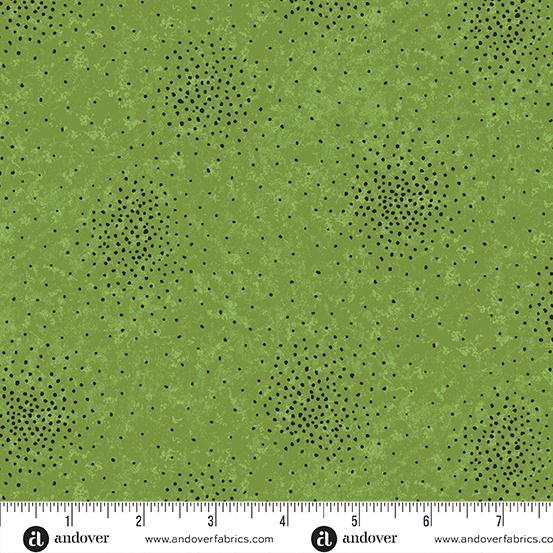 Sunflower Meadow - Texture Dot - Green - A903-G