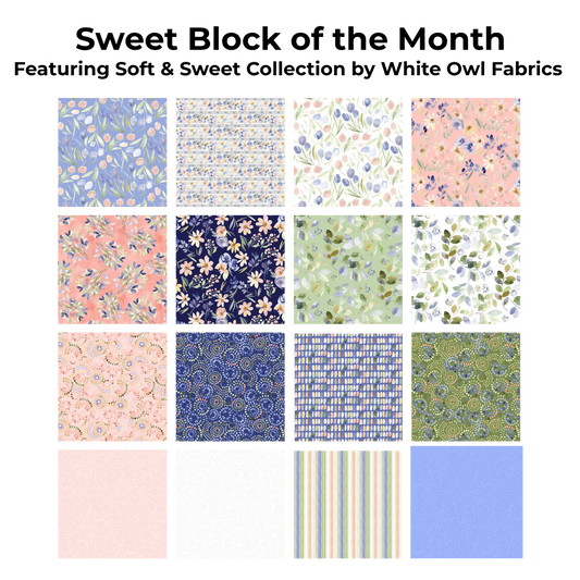 Sweet  Block of the Month Fat Eights Insurance Bundle