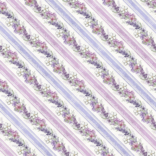 Sweet Honey Bee Ticking Stripe  LMW115 10 41 Purple