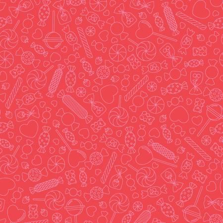 Sweet Shoppe - Red Candy Lines - MAS11027-R