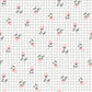 Sweet Woodland - White Rosey Gingham # 24517-WHT