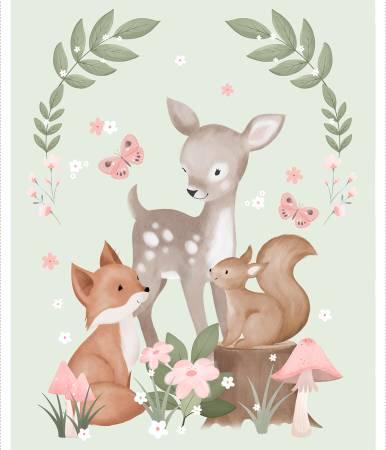 Sweet Woodland Panel - 36" Wide - 24519-PNL