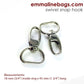 Swivel Snap Hook - 3/4" - Nickel -EBHK-18-NL