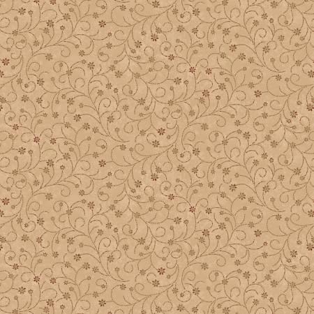 Tan Dotted Vines - 3289-33