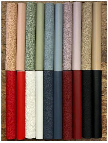 Textured Lace Vinyl - Champagne