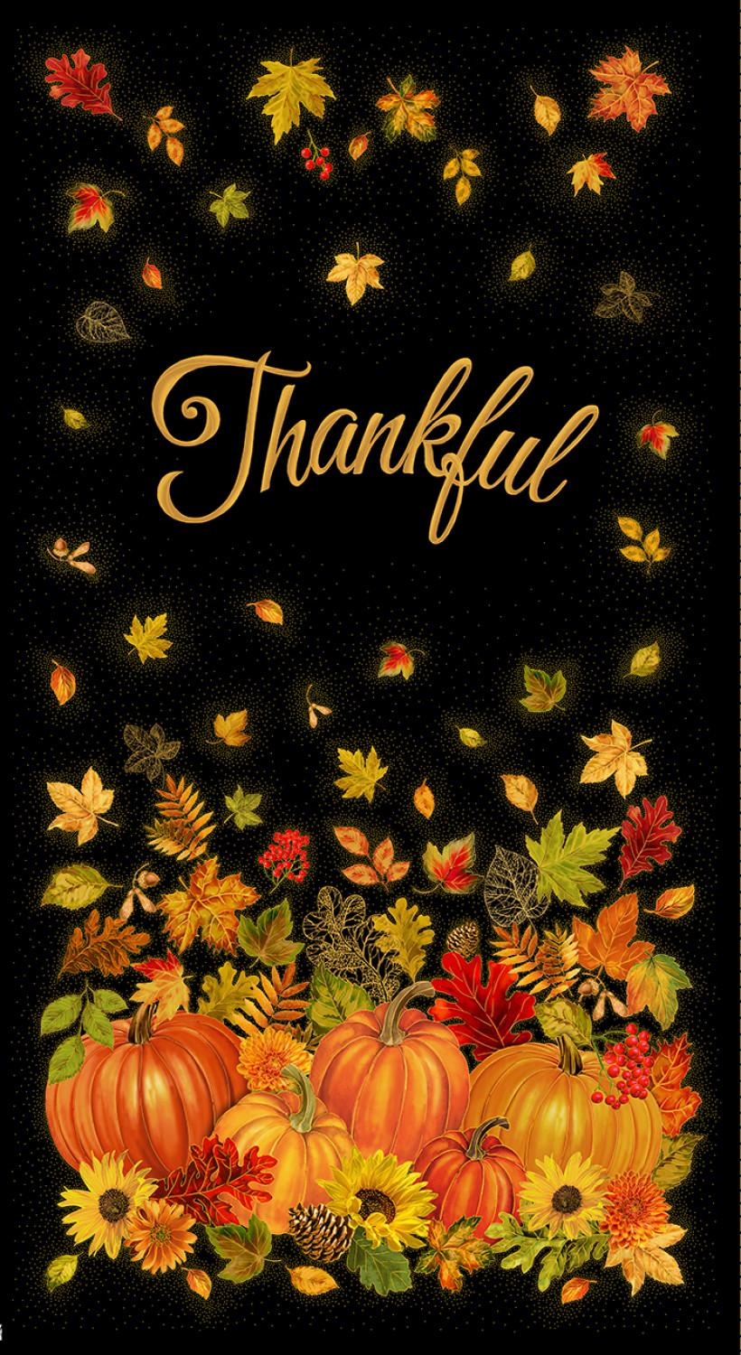 Thankful Metallic Panel - CM3640-BLK