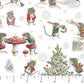 The Christmas Mouse Flannel - White - F28038-10