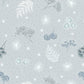 The Secret Winter Garden Flannel - Frosted Garden on Light Grey - F659-1