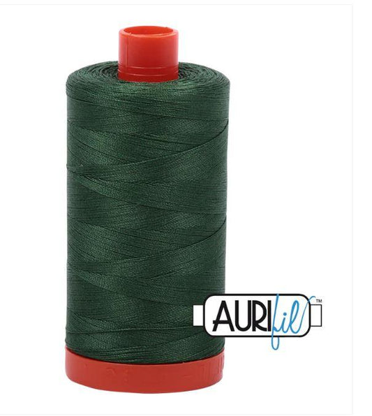 Thread - Aurifil - Mako Cotton 50wt 1422yds Pine - MK50SC6-2892