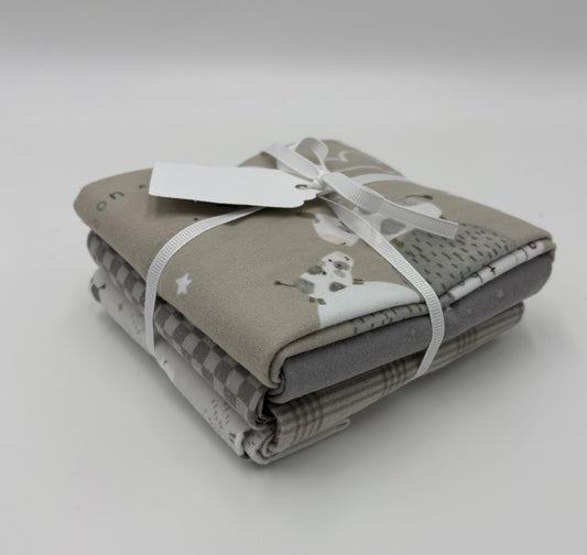 Till The Cows Come Home -Gray - Fat Quarter Bundle - 5 Pack