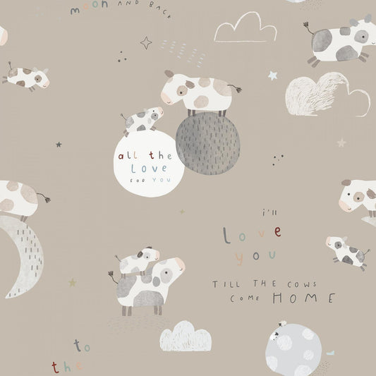 Till the Cows Come Home Flannel - RBF16110-TAU