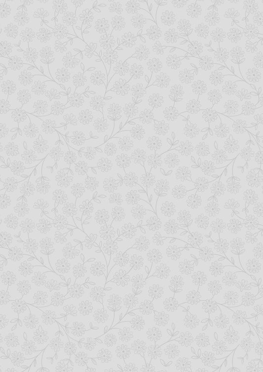 Tiny Tonal - Daisy Chain Grey On Grey - TT18.3